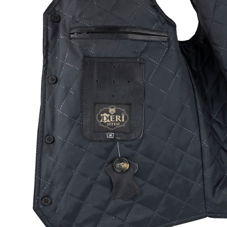 Mens Genuine Leather Vest: Classic Meets Modern with High-Quality Craftsmanship - Stylish & Versatile - Unique Gift for Him - Perfect for Any Occasion