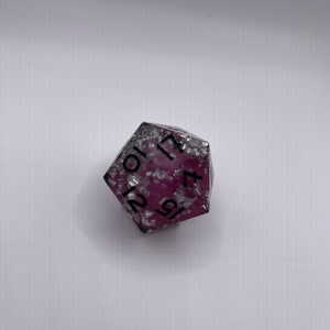 chonk d20, chonk, jumbo, jumbo d20, jumbo dice, large, large d20, dice accessories, dnd dice, resin dice, gamer gifts, stocking stuffer