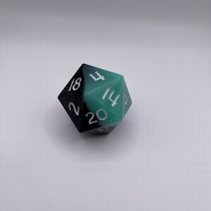 chonk d20, chonk, jumbo, jumbo d20, jumbo dice, large, large d20, dice accessories, dnd dice, resin dice, gamer gifts, stocking stuffer