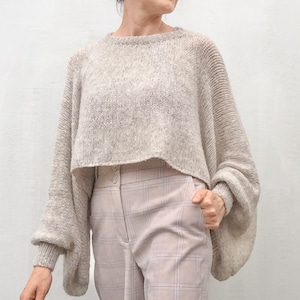 Strickanleitung Kombi Damen und Mädchen &quot;Poncho-Sweater&quot; (deutsch/german)
