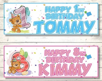 Personalised Dollar Money style photo party banner.Banners Any name,age occasion