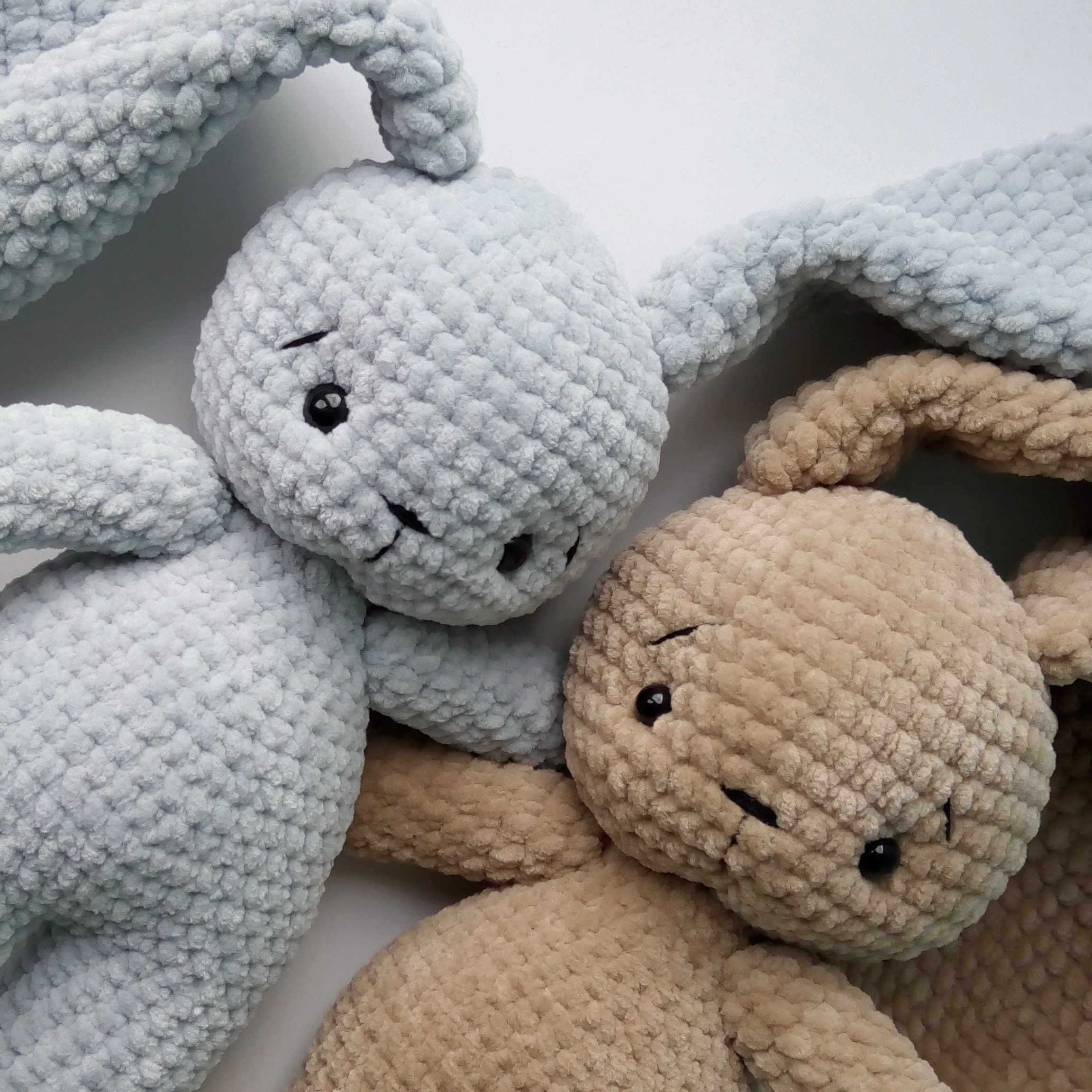PDF Pattern Crochet Toy Cute Bunny Long Ears Amigurumi Pattern Etsy