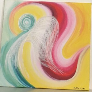 Abstract art, energy image, power image, intuitive painting