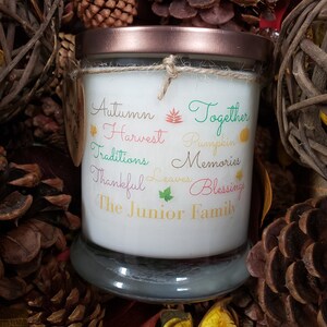 Fall Sayings SOY 12 oz Fall scented candle.Fall candles.Fall decor.Autumn decor.Candles with sayings.Personalized candle.Personalized gift.