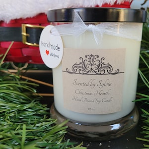 Vela de soja com aroma de Natal de 12 oz. Vários aromas. Vela de Natal. Aromas de Natal. Vela de outono.