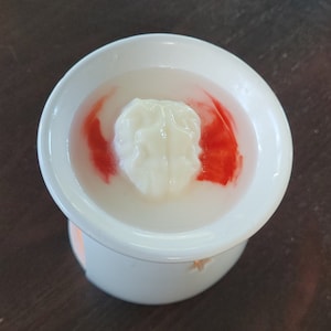 Bleeding Brain Soy Wax Melts.Bleeding brain wax melt.Melting brain wax melt.Halloween wax melt.Spooky decor.Halloween decor.Doctor.Nurse.