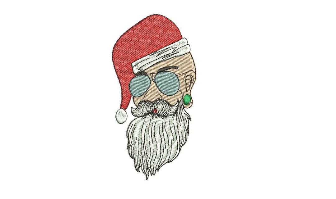 Embroidery Design Rocker Santa Santa Embroidery Design - Etsy