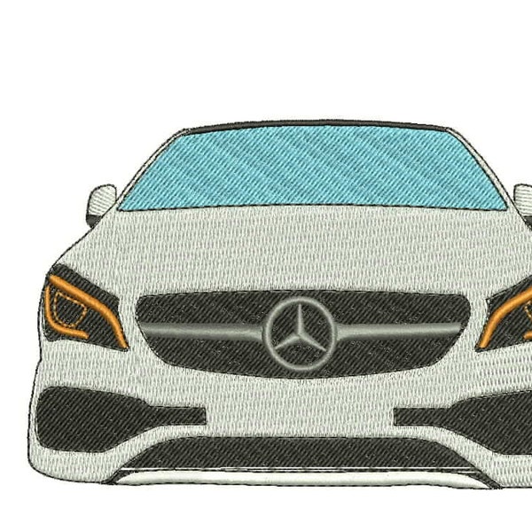 Mercedes Benz Digital Machine embroidery design