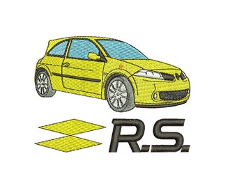 Design de broderie Renault Megane RS