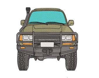 Diseño de bordado Toyota Land Cruiser