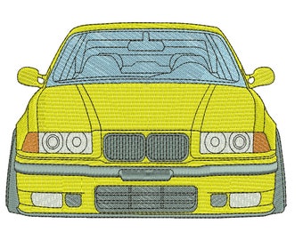 BMW E36 machine embroidery design