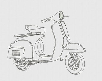 Vespa Stickdatei