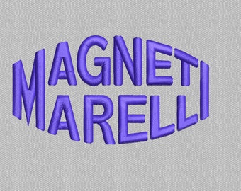 Magneti marelli logo machine embroidery design