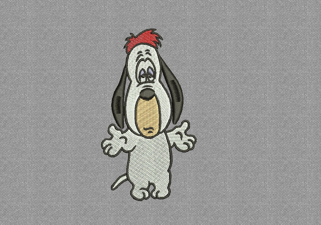 Droopy Machine Embroidery Design - Etsy Australia