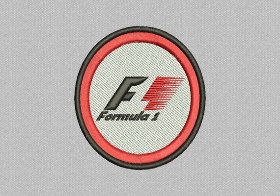 Formel 1 Logo Maschine Stickerei Design Etsy