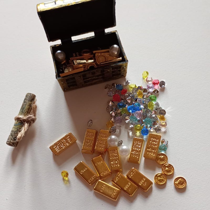 1/12 Scale Wooden Boxes - Etsy UK