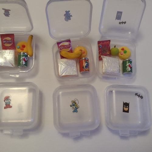 Mini Lunch Box for Dolls Etsy UK