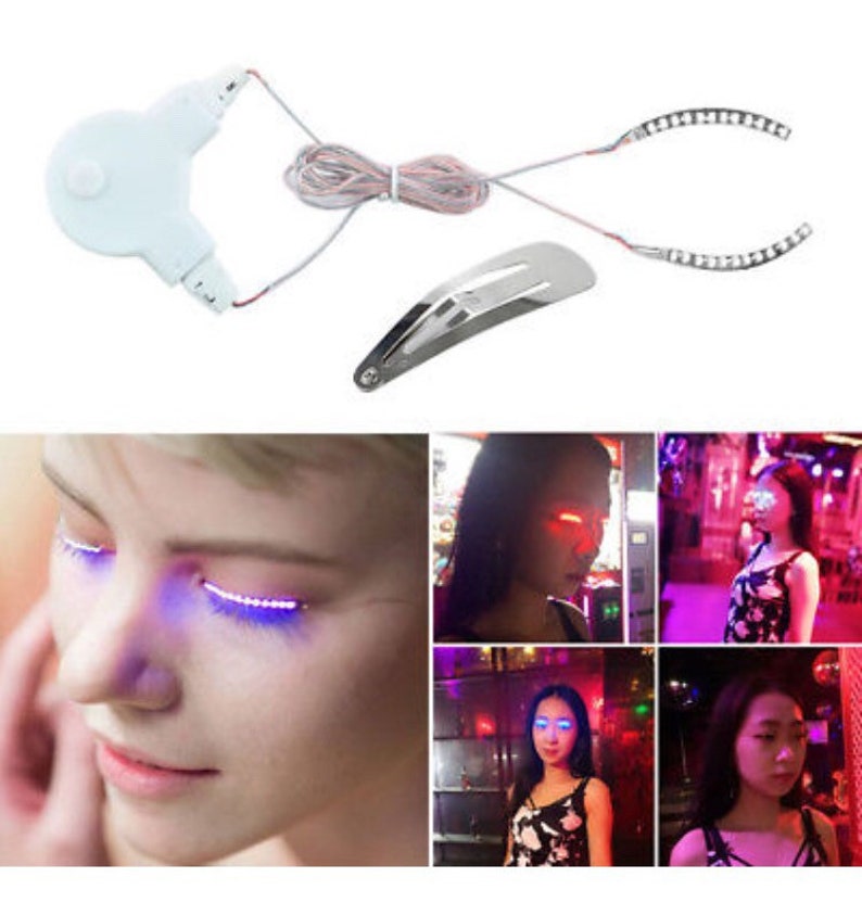 LED lashes party eye lashes, water proof image 6