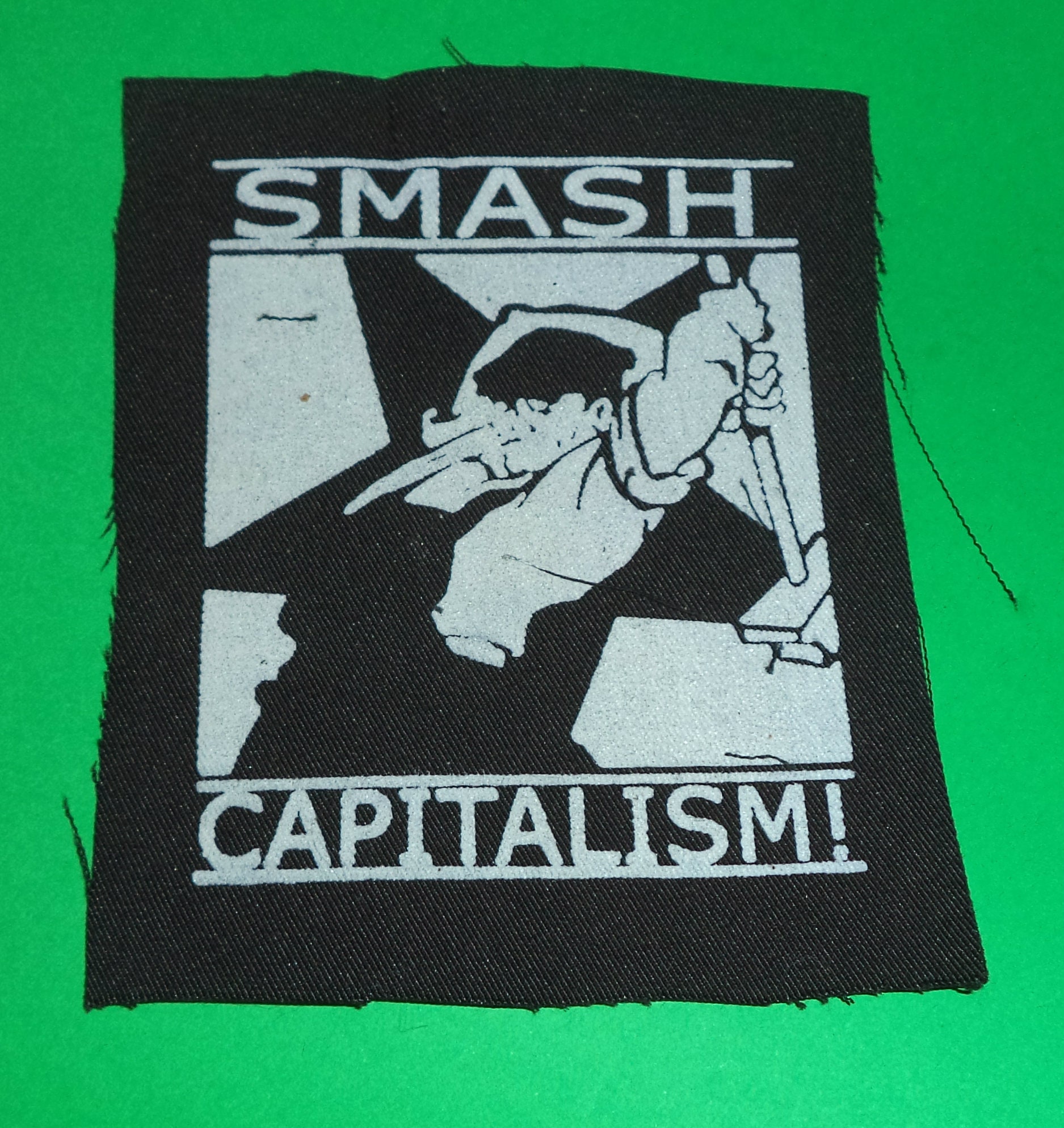 Smash Capitalism-punk Patches-punk Bands-punk Accessories-antifa ...
