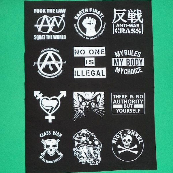 punk patches-punk bands-punk accessories-antifa patches-political patch-feminist patch-anarchy patches-punk clothing-punk rock-animal patch