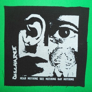 niets horen-punkpatches-punkbands-punkaccessoires-antifa-patches-politieke patches-anarchiepatches-punkkleding-punkrock