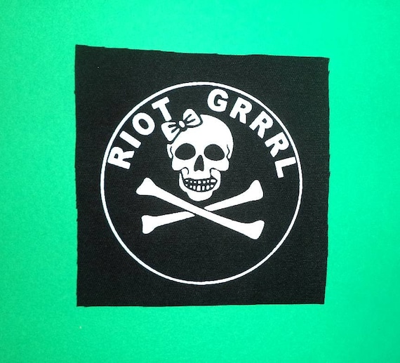 Riot Girl-feminist Patch-punk Patches-punk Bands-punk | Etsy
