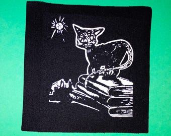 Anarchy cat,Punk patch,Punk clothing,Antifa patch,Political patch,Feminism patch,Anarchy patch,Diy,Solidarity patch,Animal rights,LGBTQ