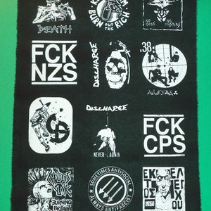 Punk Aufnäher-Punk Bands-Punk Accessoires-Antifa Aufnäher-Politik Patch-Feminist Patch-Anarchy Patches-Punk Kleidung-Punk Rock-Tier Patch