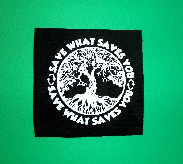 Tree Punk Patch Yggdrasil-tree of Life Patch-punk Patches-punk Accessories--antifa ...