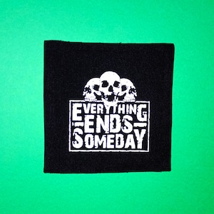 The end,Punk patch,Punk Bands,Punk clothing,Antifa patch,Political patch,Feminism patch,Anarchy patch,Diy,Solidarity patch,Animal rights