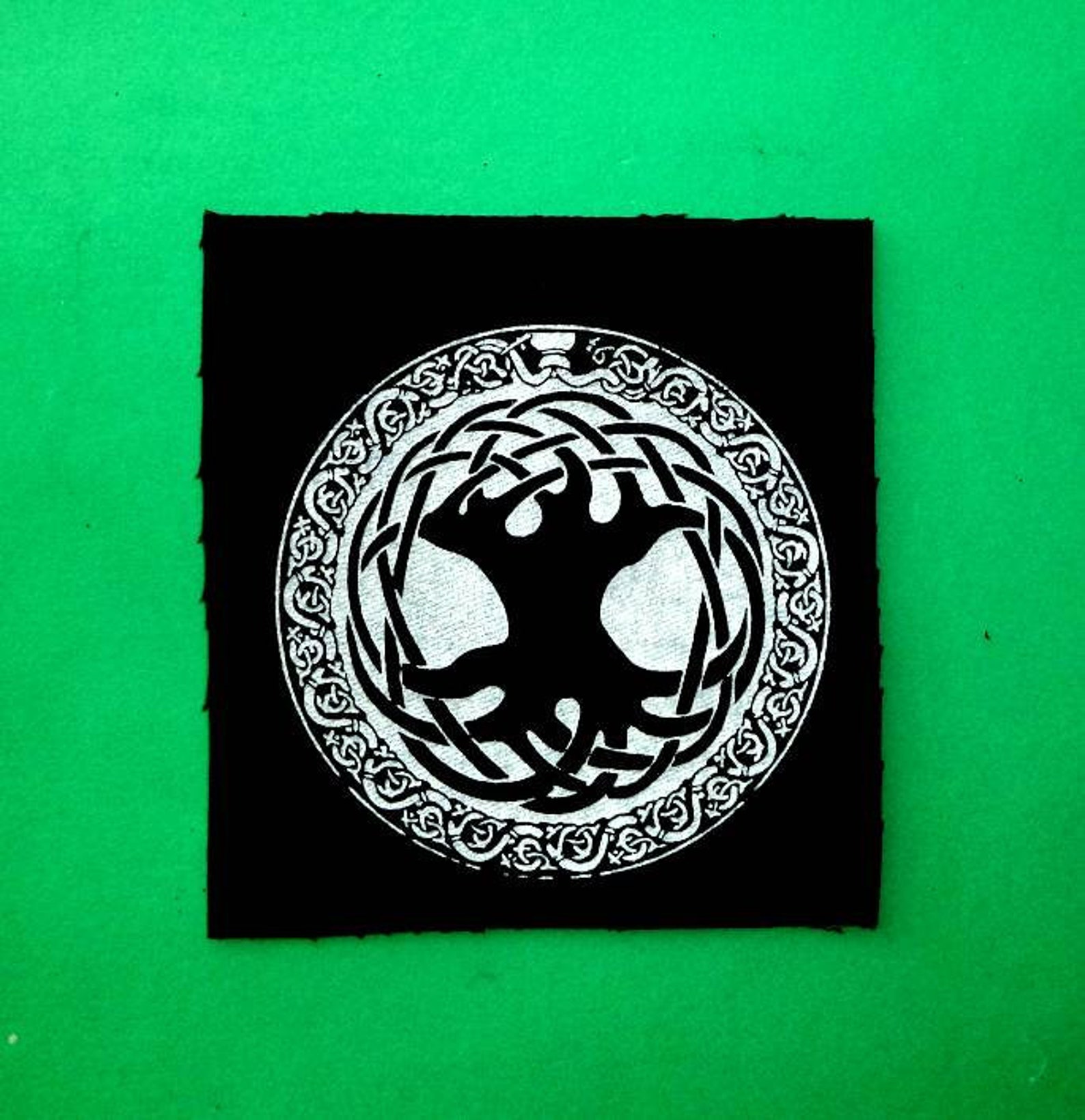 Tree Punk Patch Yggdrasil,tree of Life,punk Patches,punk Accessories,antifa Patches ...