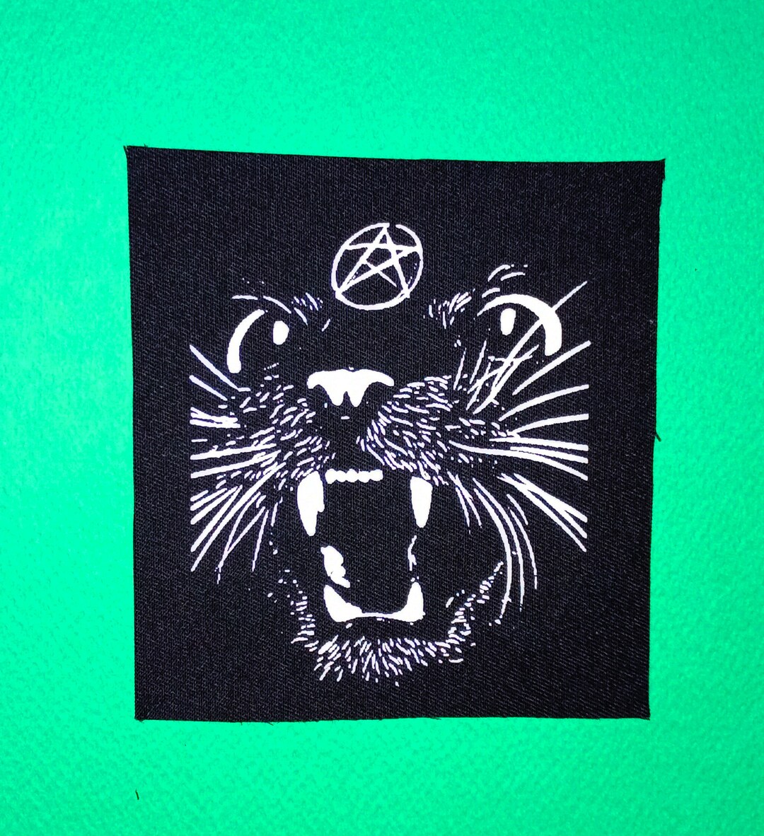 Satanic Cat Patch,punk Patch,punk Bands,punk Clothing,antifa Patch ...
