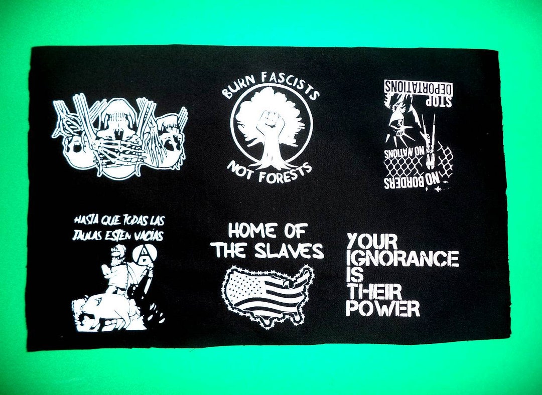 Punk Patches-punk Bands-punk Accessories-antifa Patches-sew on Patches ...