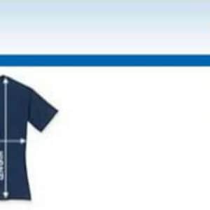 May include: A size chart for Gildan t-shirts, showing the width and length measurements in inches for sizes small, medium, large, x-large, and 2x-large.