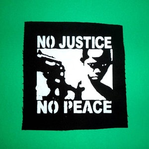 no justice-punk patches-punk bands-punk accessories-antifa patches-political patches-anarcho punk patch-anarchy patches-punk cloth-punk rock