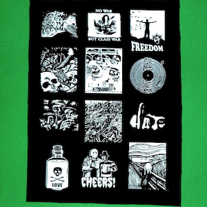 punk patch-set punk patch-punk band-antifa patch-political patch-feminism patch-anarchy patch-punk clothes-animal patch-diy-solidarity patch