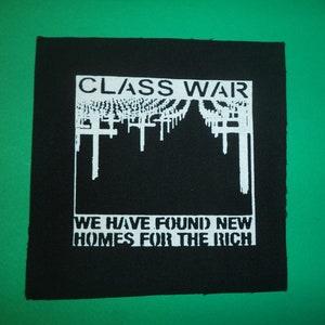 klasse ware-punk Aufnäher-Punk Bands-Punk Accessoires-Antifa Aufnäher-Politische Aufnäher-Anarcho Punk Aufnäher-Punk Kleidung-Punk Rock