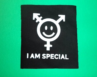 LGBTQ patch,Transgender Symbol,No Terfs,Trans Equallity,Punk Patches,Antifa Patches,Anarchy Patches,Anarchy Patches,Punk,Punk Rock