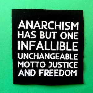 Lucy Parsons Quote,Anarchy patches,Punk patches,Punk bands,Antifa patches,Political patch,Feminist patch,Action Patches,Animal patch