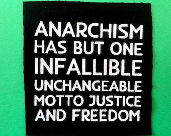 Lucy Parsons Quote,Anarchy patches,Punk patches,Punk bands,Antifa patches,Political patch,Feminist patch,Action Patches,Animal patch