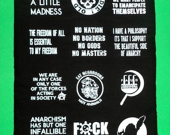 punk patches-set punk patches-punk bands--antifa patch-political patch-feminist patch-anarchy patches-punk clothing-punk rock-animal patch