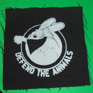 defend animals-punk patches-punk bands-punk accessories-antifa patches-political patches-anarchy patches-punk clothing-punk rock