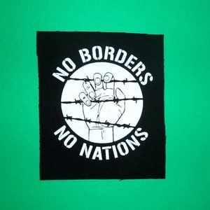no borders no nations-punk patches-punk bands-punk accessories-antifa patch-political patch-feminist patch-anarchy patches-punk-animal patch