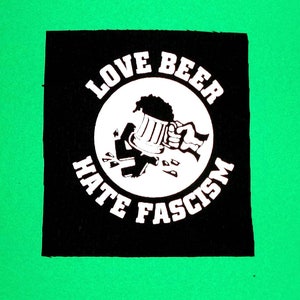 amo cerveja-patches punk-bandas punk-acessórios punk-patches antifa-patches costurados-patches anarco punk-patch de anarquia-roupas punk-punk rock