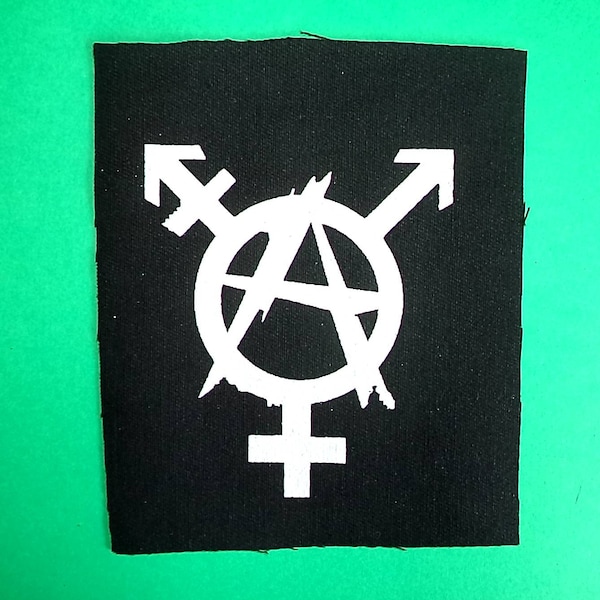 Transgender Symbol,No Terfs,Trans Equallity,Punk Patches,Trans Action,Antifa Patches,Anarchy Patches,Punk Patch,Anarchy Patches,Punk Rock