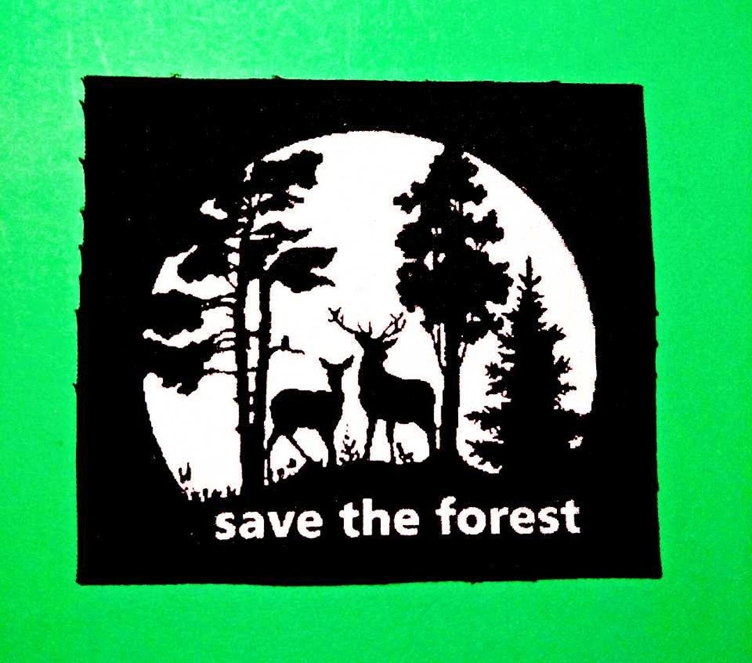 Tree Punk Patch Save the Forest,punk Patches,punk Bands,antifa Patches,political Patch ...