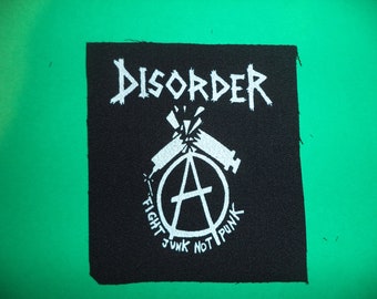 desorden-parches punk-bandas punk-accesorios punk-parches antifa-parches políticos-parches de anarquía-ropa punk-punk rock