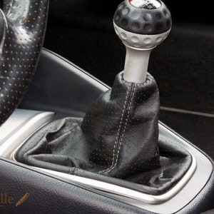 cap VW Golf IV, real perforated leather