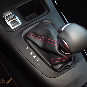 Cuffia leva cambio Alfa GIULIETTA CTCvera pelle nera