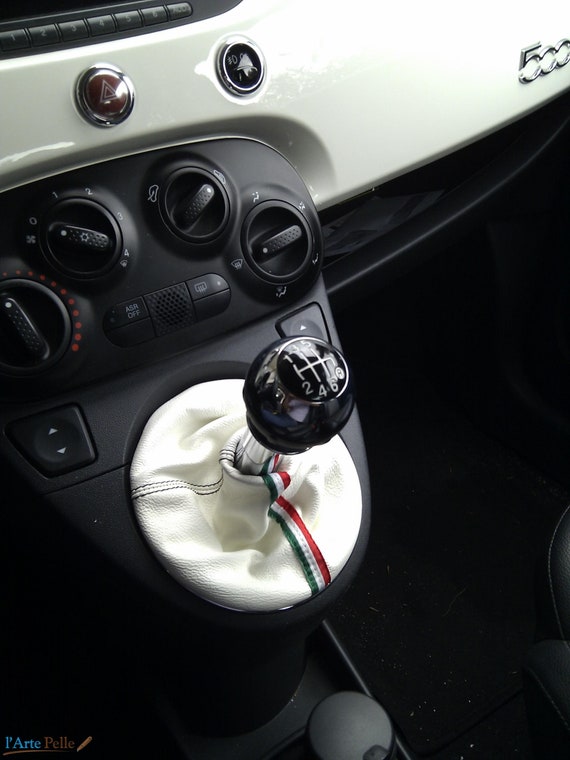 Rivestimento Cuffia Cambio Bianco Nuova Fiat 500 